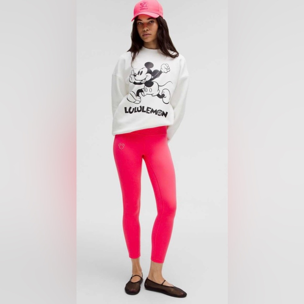 Lululemon Disney NWT Align High Rise Pants 25” Leggings Lip Gloss Pink Size 6 - Picture 6 of 15
